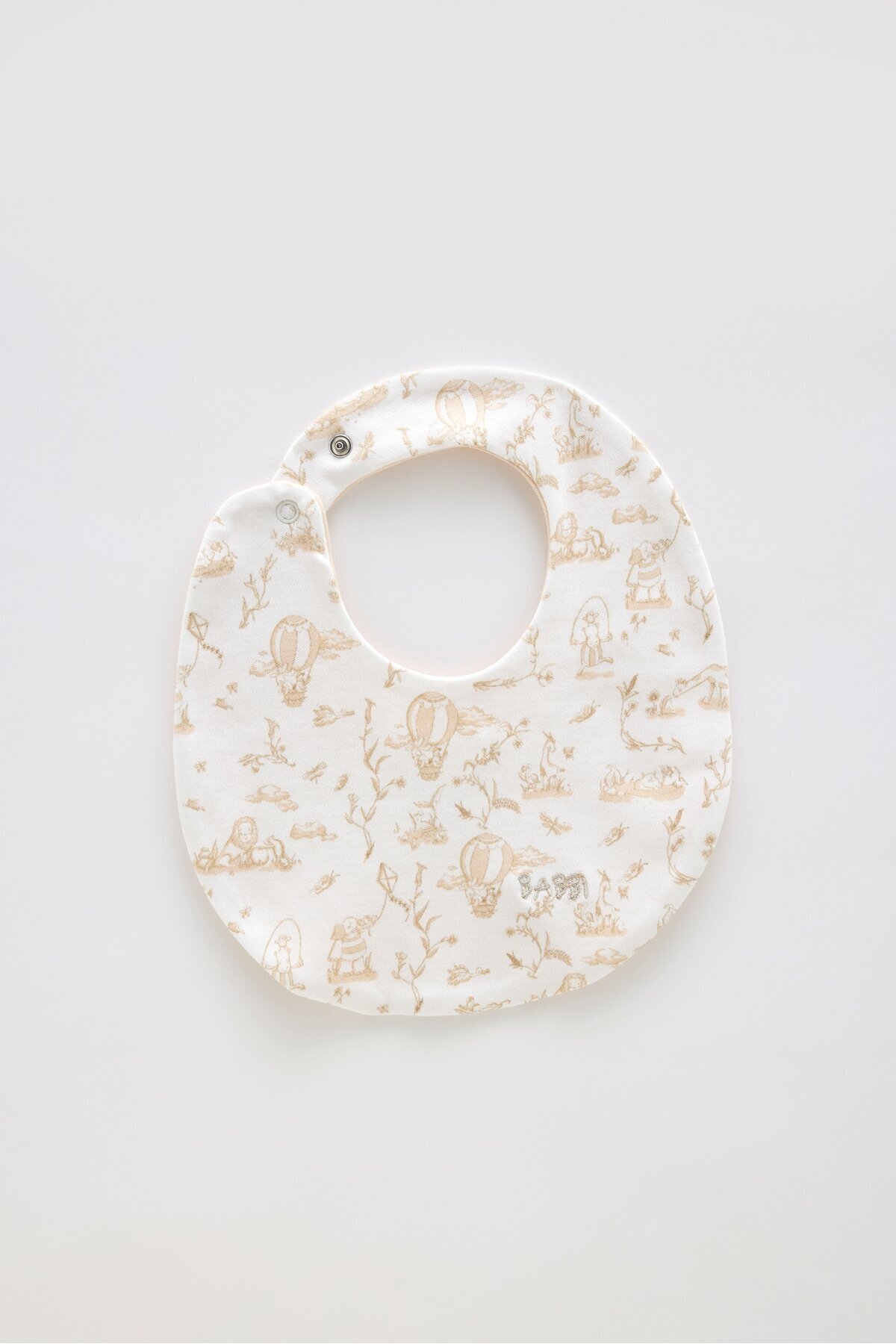 Bebek Önlüğü - Toile De Jouy / Bej