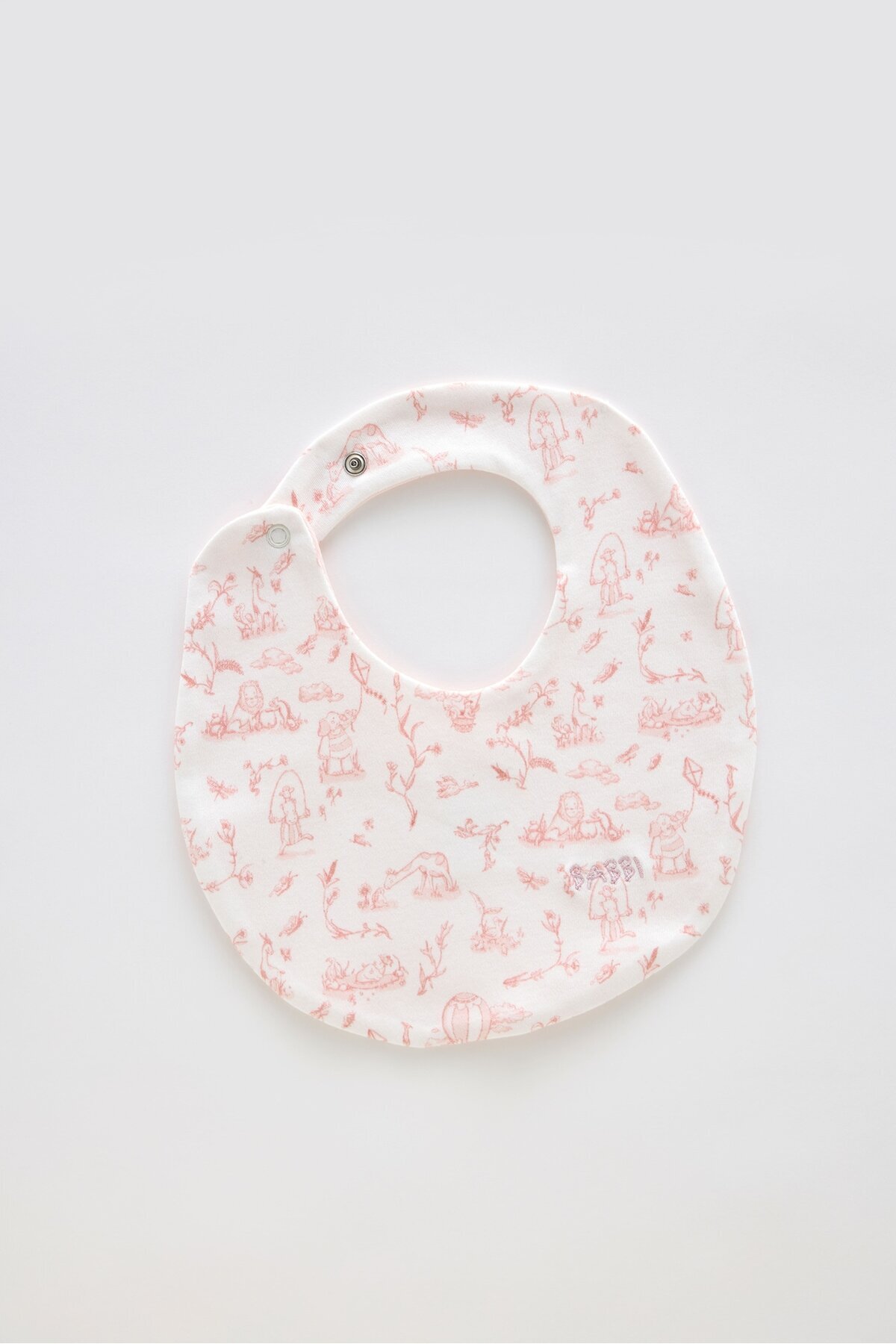 Bebek Önlüğü - Toile De Jouy / Pembe