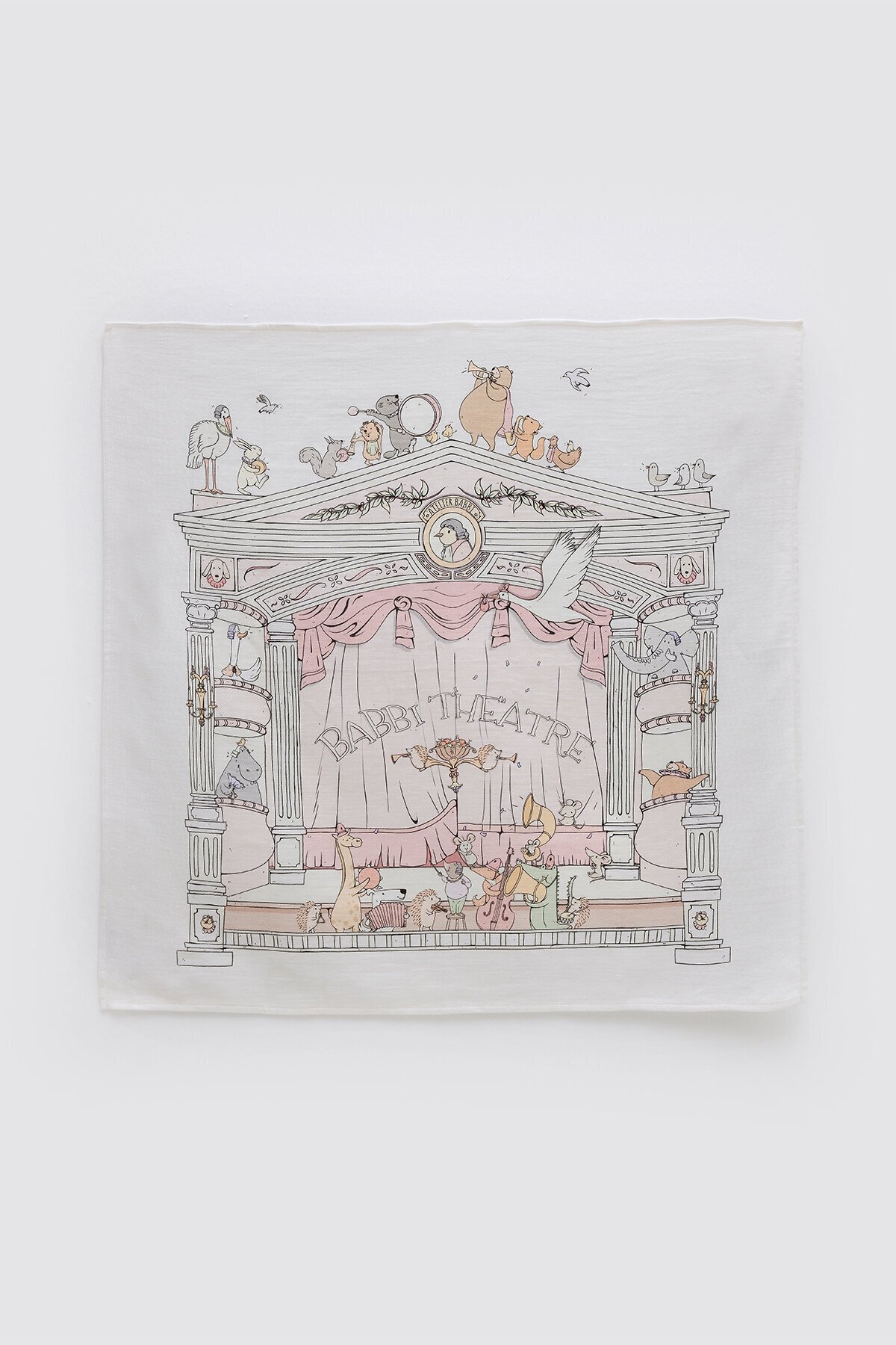 Çift Katlı Müslin Bebek Örtüsü - Theatre / Pembe