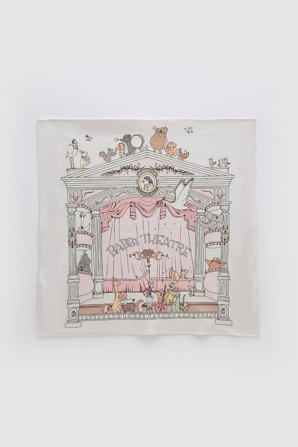 Çift Taraflı Bebek Battaniyesi - Theatre / Pembe