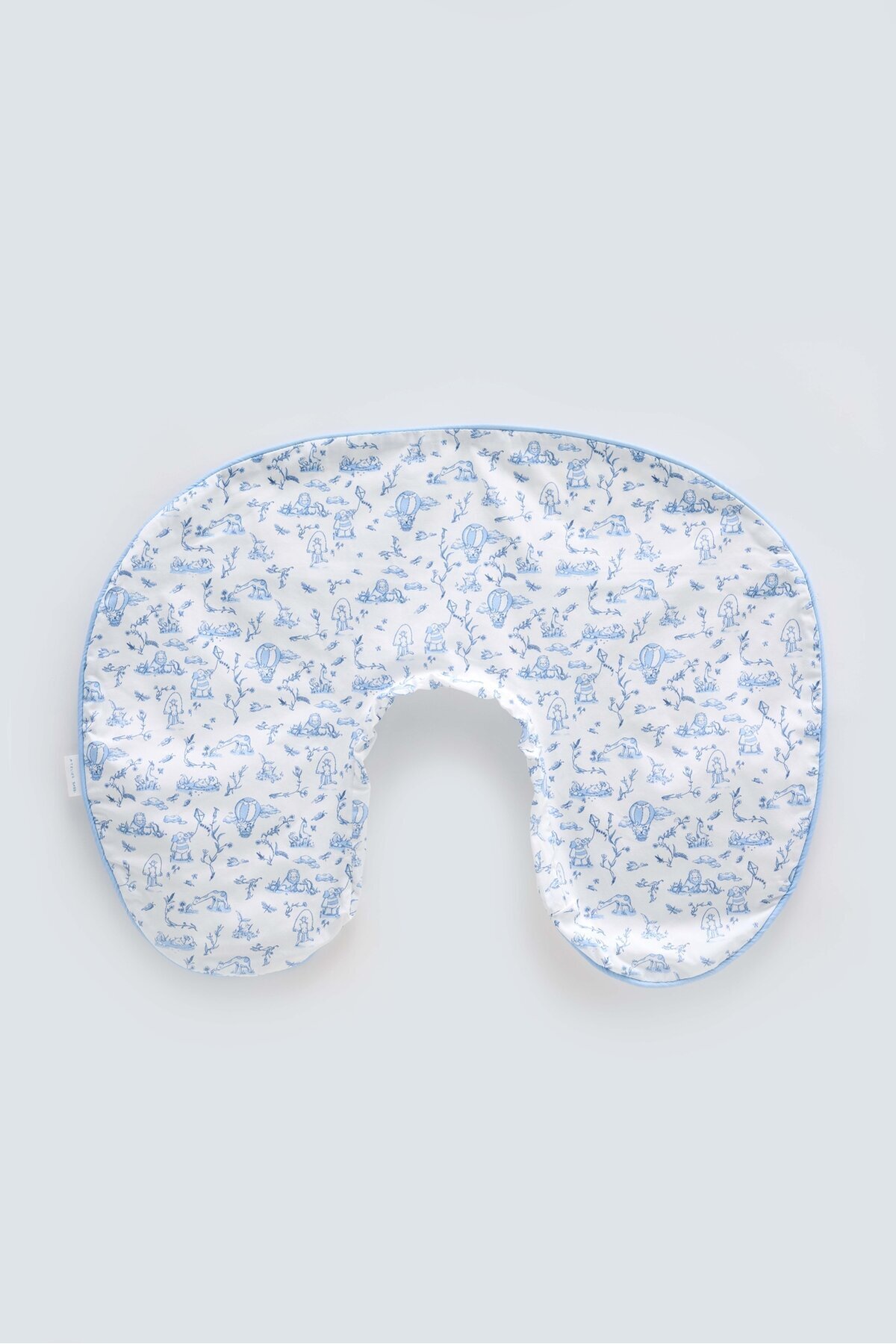 Emzirme Yastığı Kılıfı - Toile De Jouy / Mavi