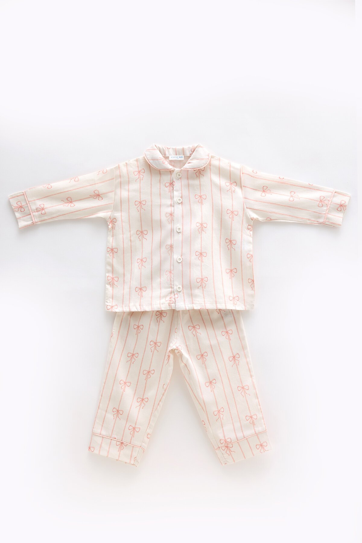 Pijama Takımı - Kurdele / Pembe