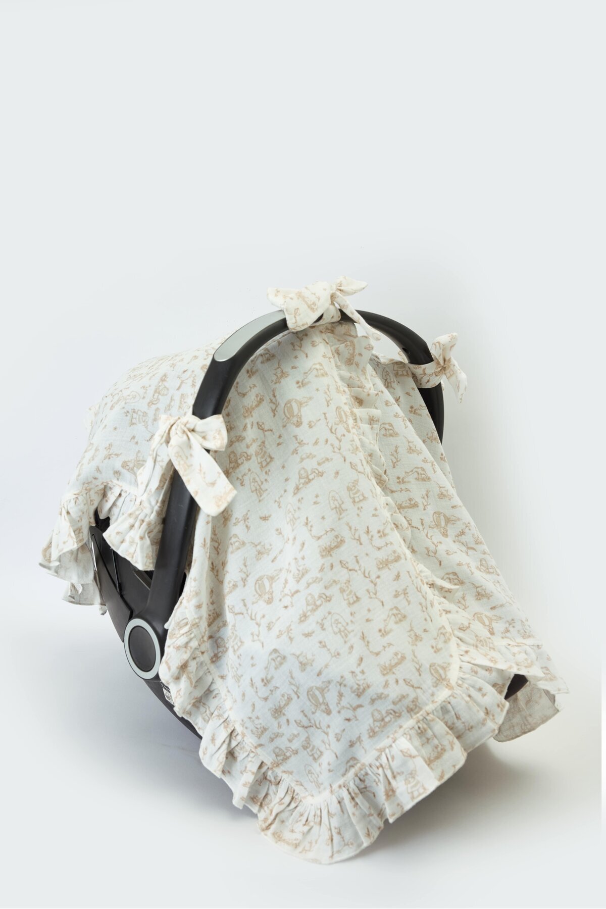 Puset Örtüsü - Toile De Jouy / Bej