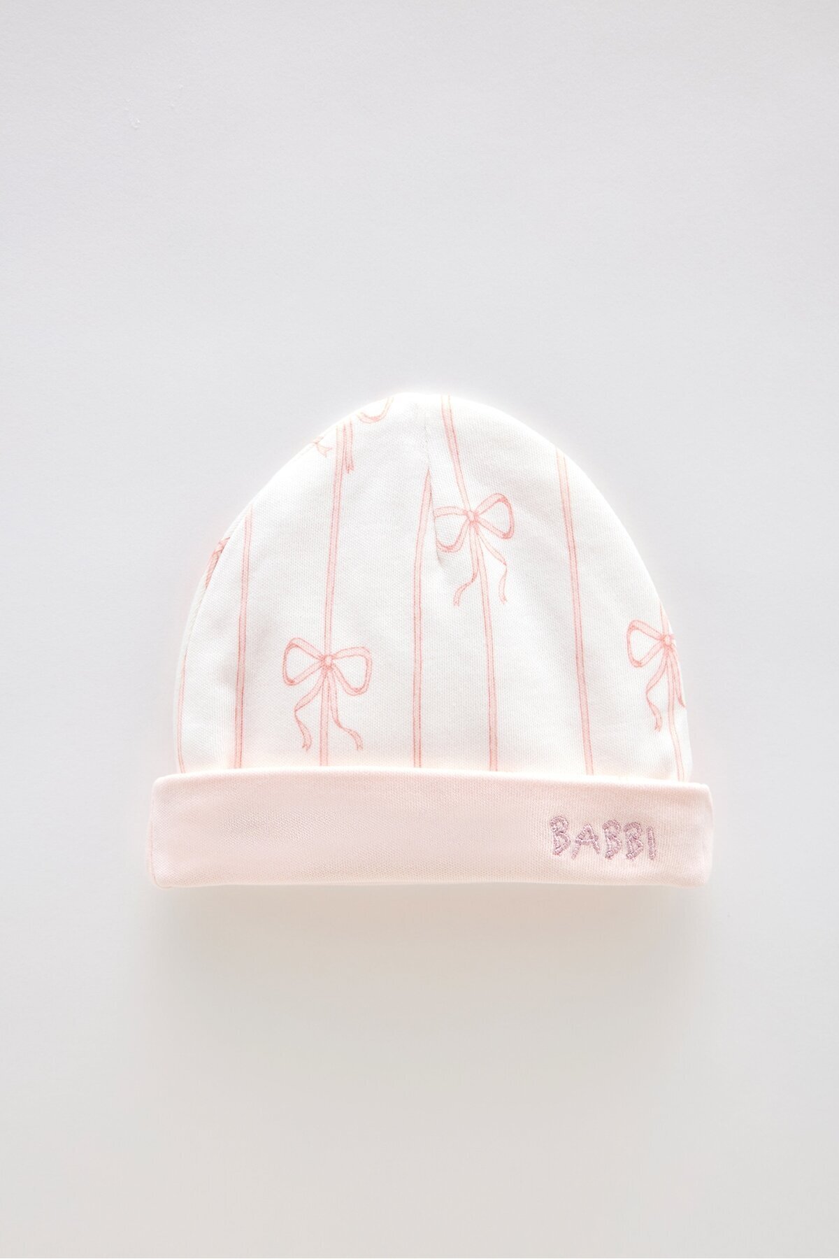 Yenidoğan Şapka - Kurdele / Pembe