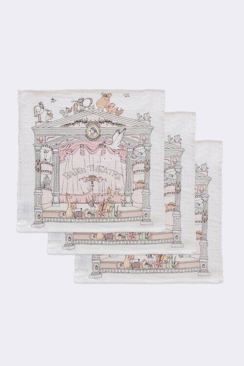 3'Lü Ağız Bezi Seti - Theatre / Pembe