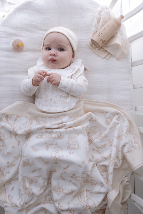 5Li Yenidoğan Seti - Toile De Jouy / Bej