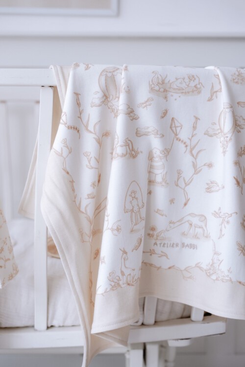 5Li Yenidoğan Seti - Toile De Jouy / Bej