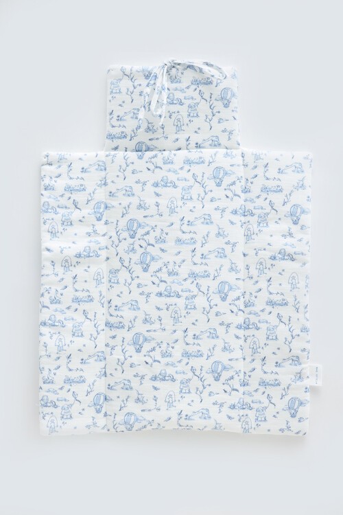 Alt Açma Matı - Toile De Jouy / Mavi
