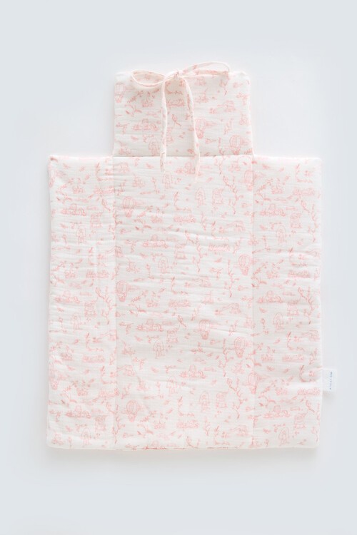 Alt Açma Matı - Toile De Jouy / Pembe