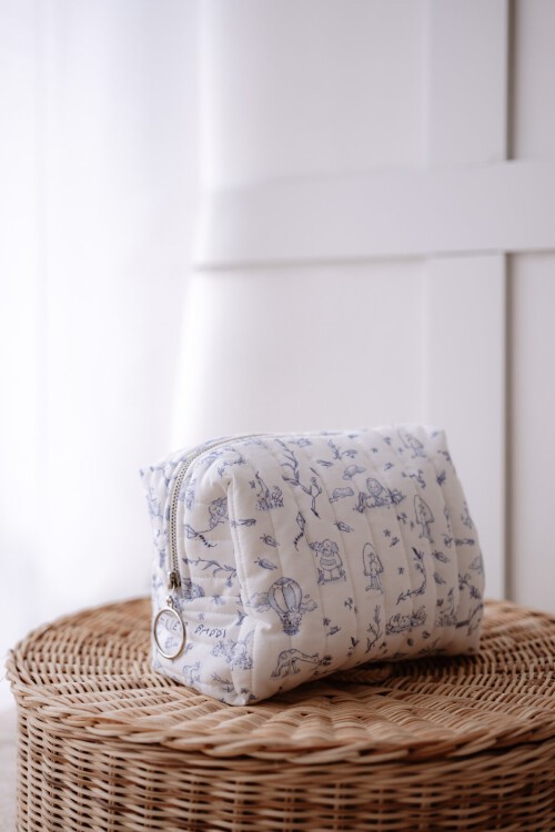 Bebek Bakım Çantası - Toile De Jouy / Mavi