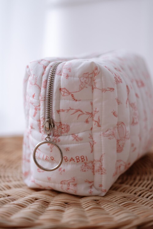 Bebek Bakım Çantası - Toile De Jouy / Pembe