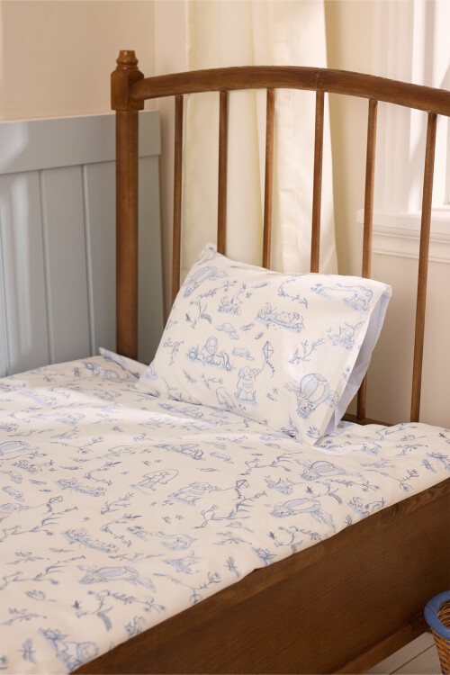 Bebek/Çocuk Nevresim Takımı - Toile De Jouy / Mavi
