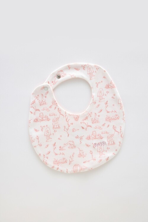 Bebek Önlüğü - Toile De Jouy / Pembe