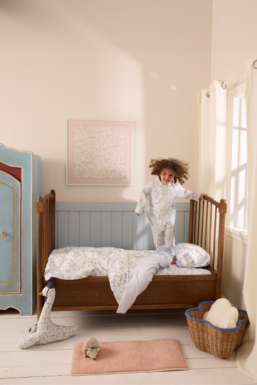 Pijama Takımı - Toile De Jouy / Mavi