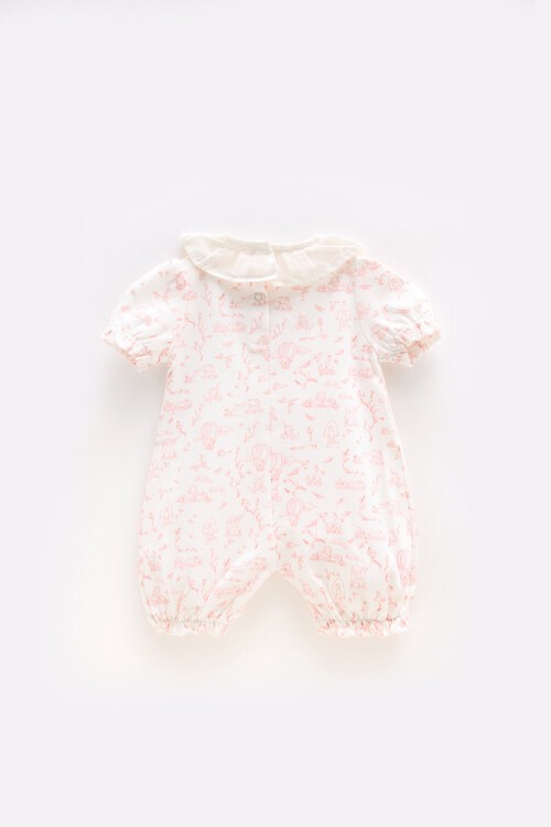 Romper - Toile De Jouy / Pembe