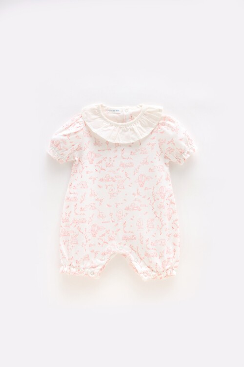 Romper - Toile De Jouy / Pembe