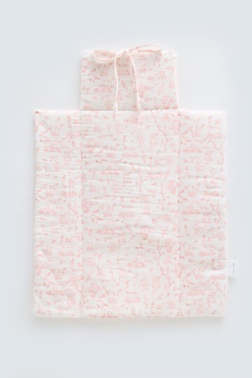 Alt Açma Matı - Toile De Jouy / Pembe