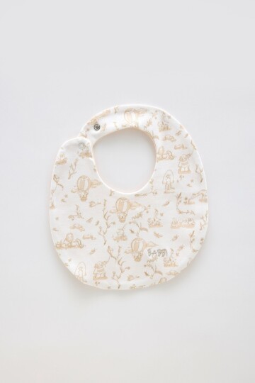 Bebek Önlüğü - Toile De Jouy / Bej