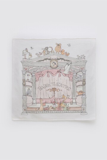 Çift Katlı Müslin Bebek Örtüsü - Theatre / Pembe