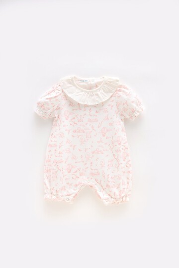 Romper - Toile De Jouy / Pembe