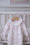 4Lü Yenidoğan Seti - Toile De Jouy / Pembe