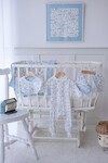 5li Yenidoğan Seti - Toile De Jouy / Mavi