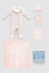 5Li Yenidoğan Seti - Toile De Jouy / Pembe
