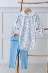 Body & Pantolon Seti - Toıle De Jouy / Mavi