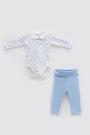 Body & Pantolon Seti - Toıle De Jouy / Mavi
