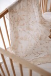 Çift Katlı Müslin Bebek Örtüsü - Toile De Jouy / Bej