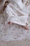 Çift Taraflı Bebek Battaniyesi - Toile De Jouy / Bej