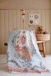 Müslin Bebek Örtüsü Ve 3’Lü Ağız Bezi Seti - Peri Masalı