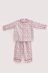 Pijama Takımı - Minik Çiçekler / Kırmızı