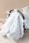 Puset Örtüsü - Toile De Jouy / Mavi